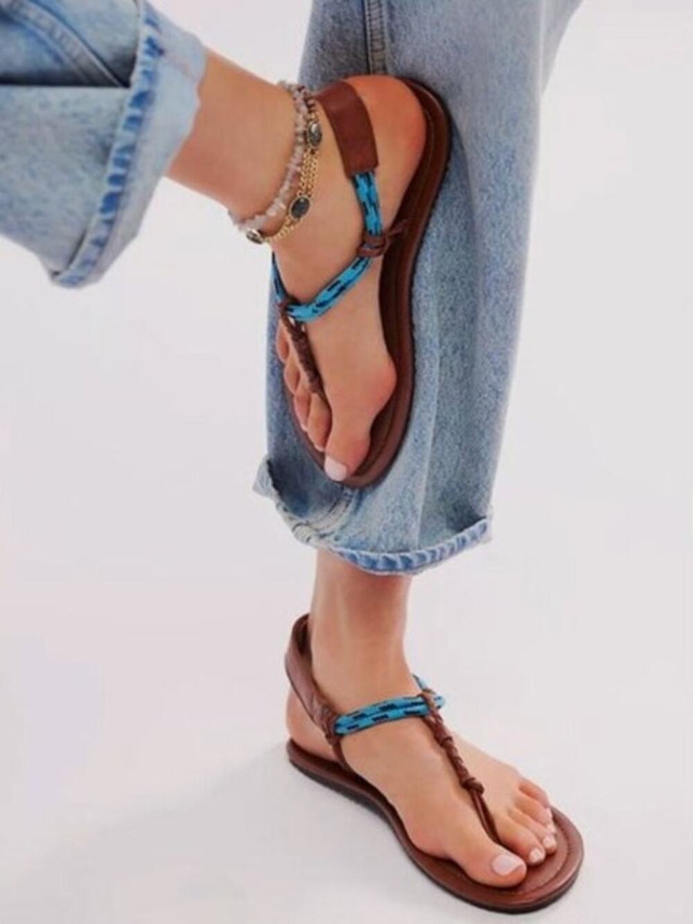 Free People The Island Hopping Wrap Sandal Size 11